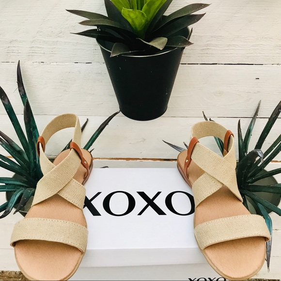 NEW XOXO Beth Linen Sandal - Picture 7 of 7